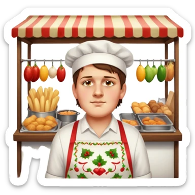 Street Food Vendor sticker