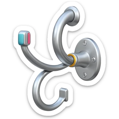 Coat hook  sticker
