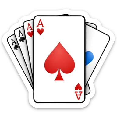 Carta +4 juego uno sticker