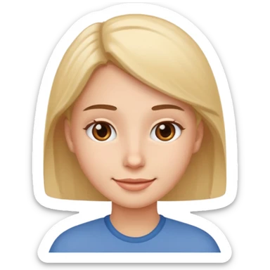 Friendl, helper, one person sticker