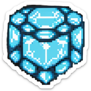 minecraft diamond ore block sticker