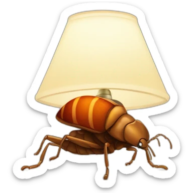 bed-bug-with-a-lamp sticker