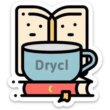 English language learning symbol sticker