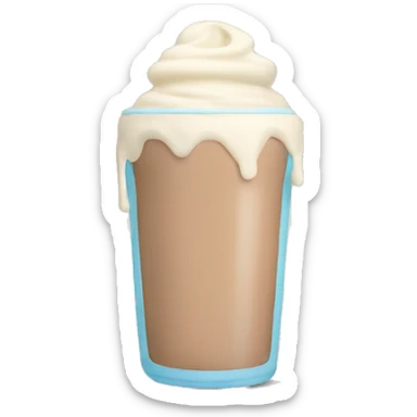 Protein Shake with bow on it sticker