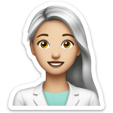 sieun working at the cosmetic company sticker