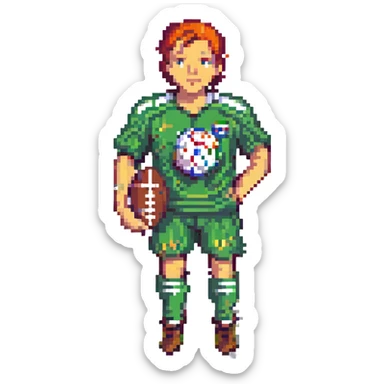 football valve, close-up sticker