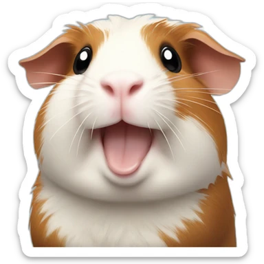 Happy Guinea Pig sticker