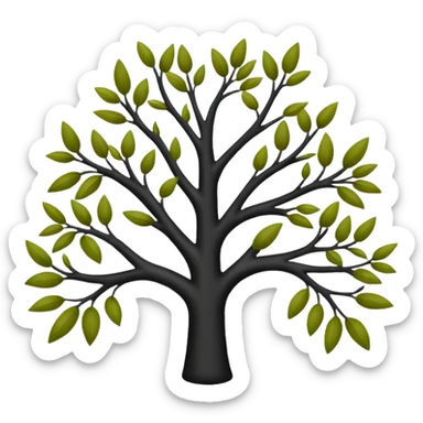 the three branches of government emoji in black sticker