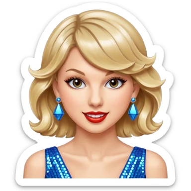 Taylor Swift life of showgirl sticker