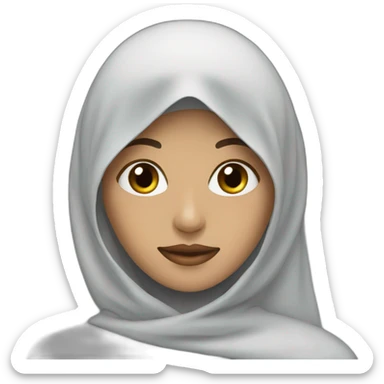 Woman with Niqab sticker
