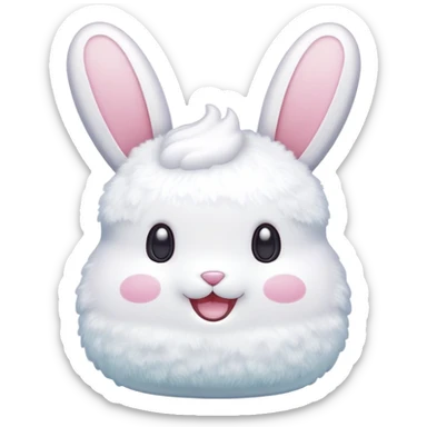  peeps candy kawaii bunny sticker