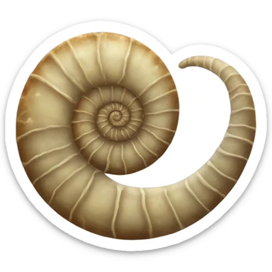 Ammonite sticker
