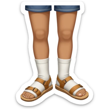 socks in sandals sticker
