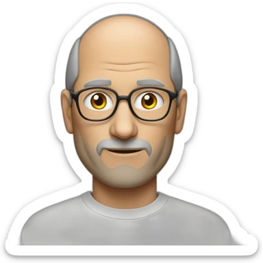 Steve jobs en calçons sticker