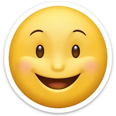 make a funny cool and nice, happy emoji  sticker