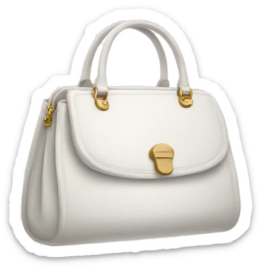 white purse  sticker