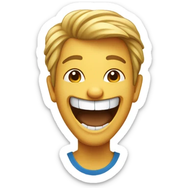 Buck tooth emoji  sticker