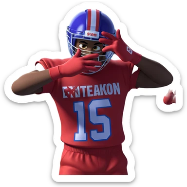 boys in sportswear with gloves sticker