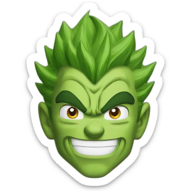 Perfect cell dragon ball z sticker