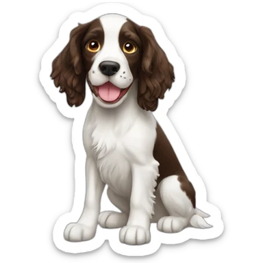springer spaniel sticker