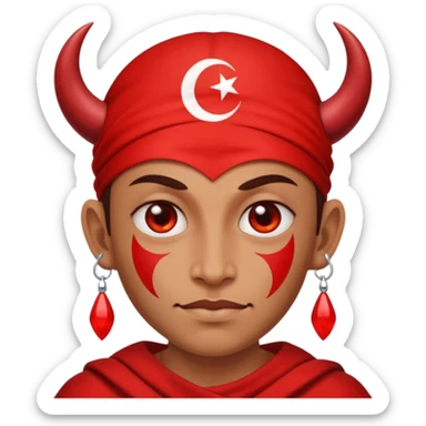 Emoji😈+🇹🇷 sticker