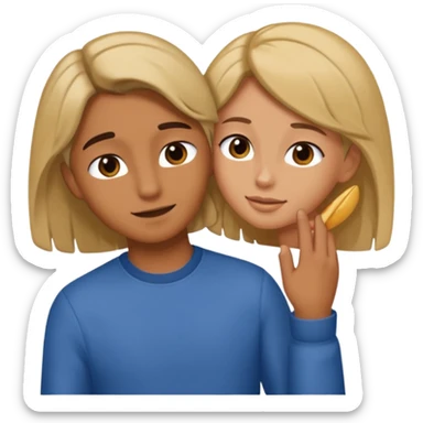 Tuck hair behind ear when flirting with someone  sticker