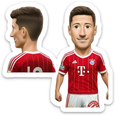 Lewandowski at Bayern  sticker