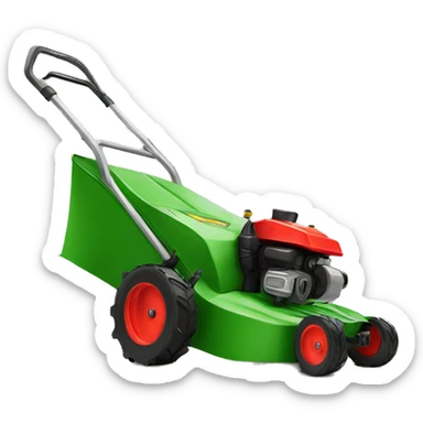 portuguese lawn mower sticker