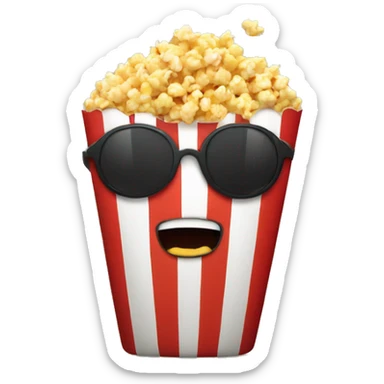Pop corn  sticker
