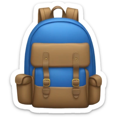 MOCHILA AZUL  sticker