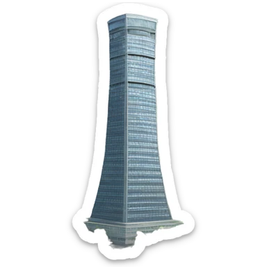 big tower modern for busness sticker