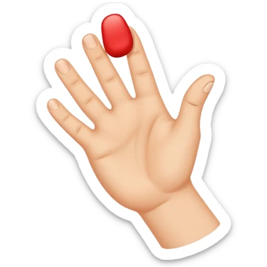 Missing thumb sticker