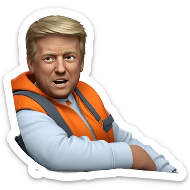 boy in car interior sticker