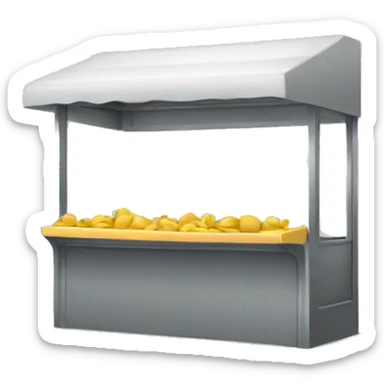 Empty fare stall sticker