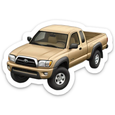 2003 Toyota tacoma ext cab with sand pant sticker