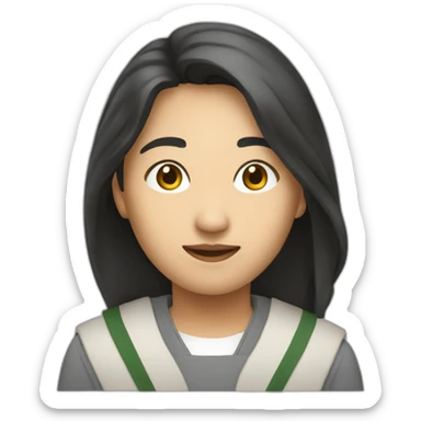 Catholic Asian Berkeley student sticker