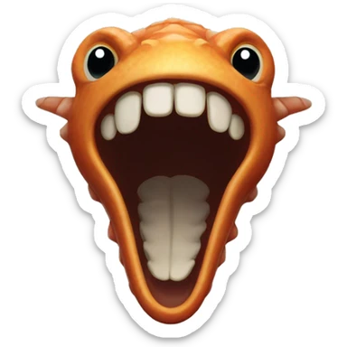 anomalocaris laughing sticker