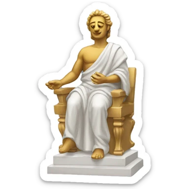 DIOS GRIEGO ESTATUA sticker