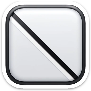 белая дорожка на черной полосе sticker