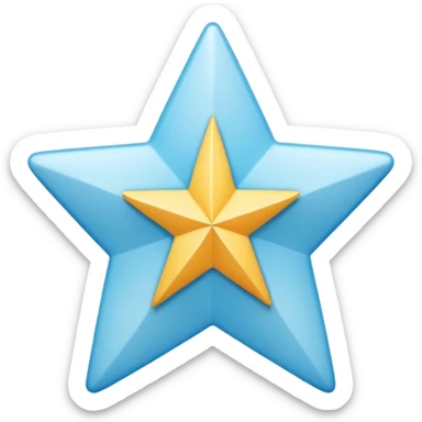 A high-resolution 2D icon of an Instagram-style verified badge. A vibrant light blue rounded-point starburst shape (rosette) with a clean, thick white checkmark in the center. Soft matte plastic texture. sticker