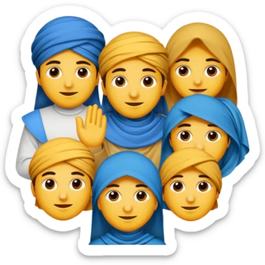 ⚽bu şekilde tam yuvarlak bir mavi tik sticker