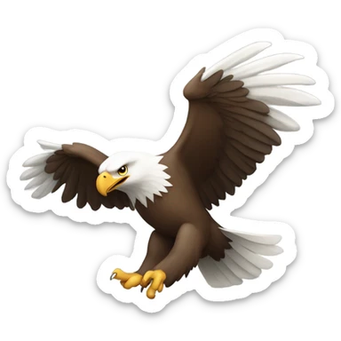 And Eagle going after an arrow head sticker