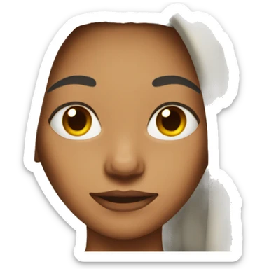 Woman with wrinkles  sticker