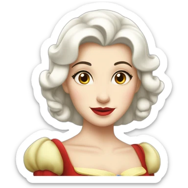 Blanche neige sticker