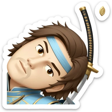 Elegant Samurai sticker