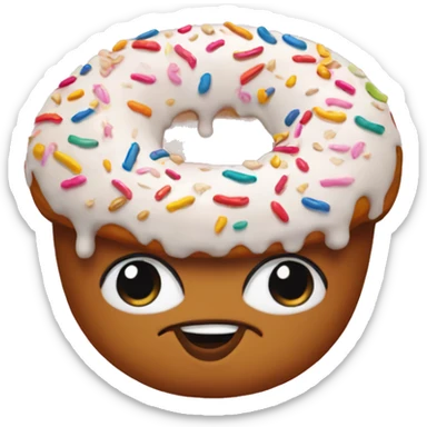  Holy moly donut shop sticker