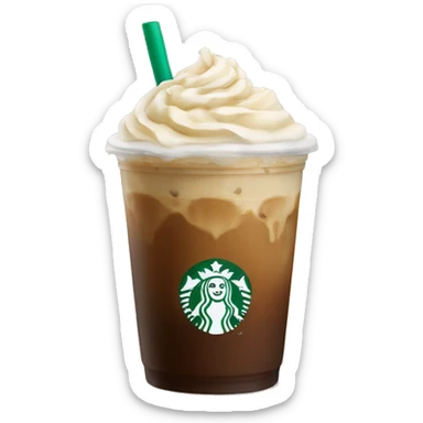 starbucks vanilla iced coffee sticker