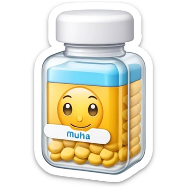 Muha meds sticker