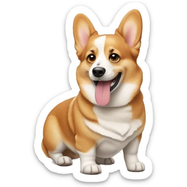 Corgi but sticker