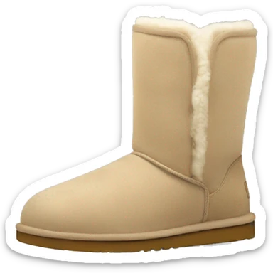 beige ugg boots  sticker